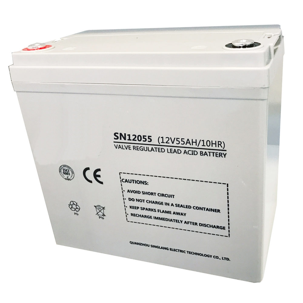 GTO12055(12V55AH/10HR)rechargeable battery