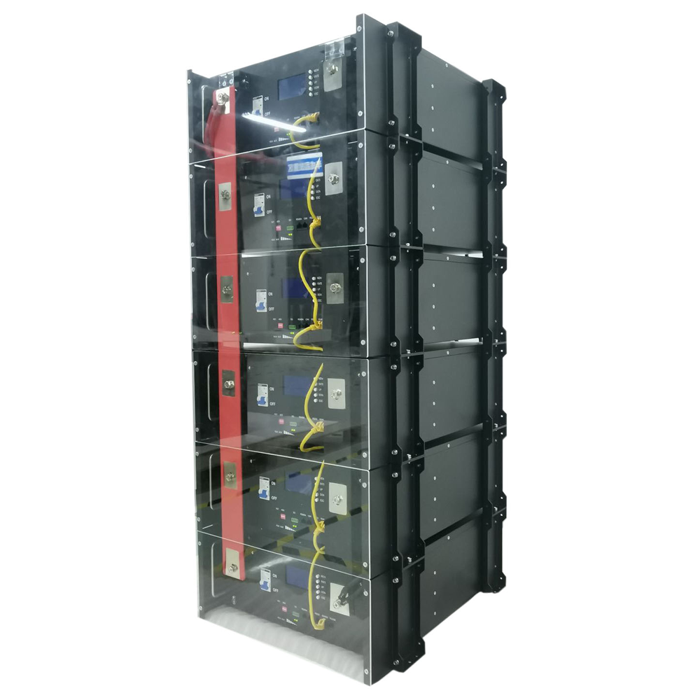 307.2V 100AH 30.72KWH China Rack-mount lithium iron phosphate battery cabinet